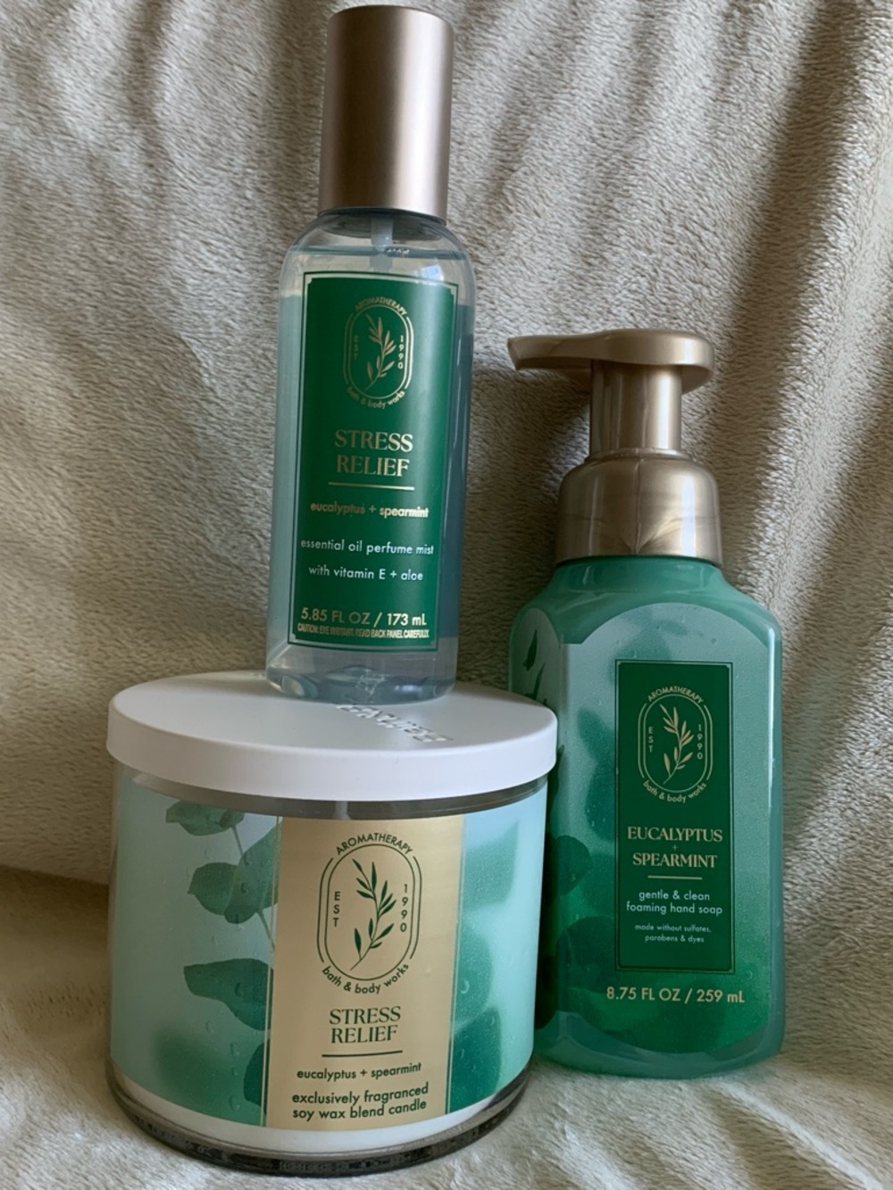 Bath & Body works Eucalyptus Spearmint gift set– SHIPS TOMORROW